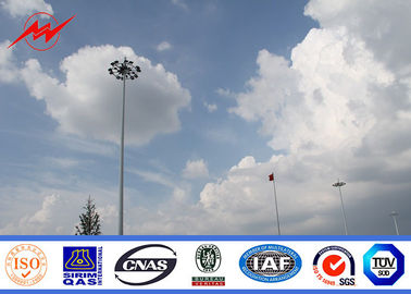 China 50m malende hohe Mastpfosten-Sportzentrumbeleuchtung mit anhebendem System fournisseur