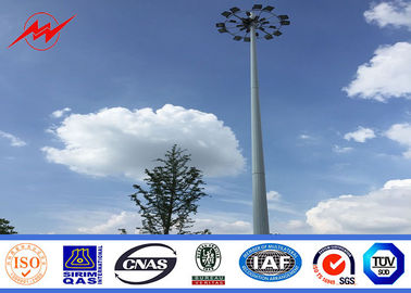 China Mastpfostenbeleuchtung des 25m Pulverbeschichtungs-Sportzentrums hohe mit anhebendem System fournisseur