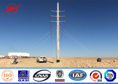 China Stahl-Galvanzied Electric Power Pole für Übertragungsleitung 345KV fournisseur