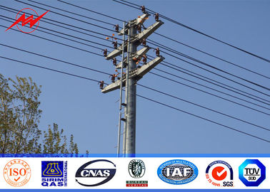China Heißes Bad galvnaized Höhe Electric Powers Pole 8m für Übertragungsleitung 132KV fournisseur