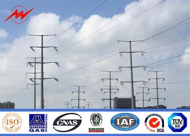 China elektrische Leistung Pole, hohe Mast-Stahl-Strommaste der Doppelleitungs-110KV fournisseur