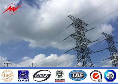 China 110-KV-polygonale Hochspannungsgalvanisations-Strommaste für elektrische Linie fournisseur