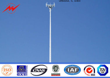 China Stahl 95 Mono- Pole zugespitzte Turm-flanschte der bewegliche Handy-Turm ft Stahl-Polen fournisseur