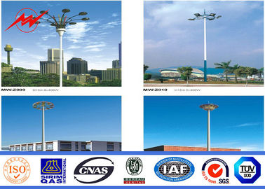 China Runder hoher Mast Pole der Malerei-60M mit anhebendem System für Piazza-Beleuchtung fournisseur