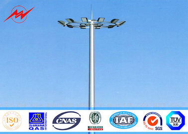 China Differernt-Abschnitte 22M runder hoher Mast Pole mit Operationsplattform-Leiterschutz fournisseur