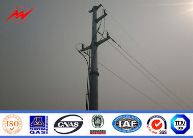 China 110kv Doppelleitung galvanisierter Stahl-Pole, heißes Bad-Übertragungsleitung Pole fournisseur