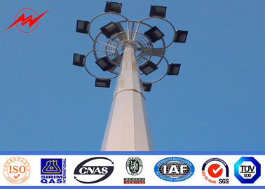 China Hoher Mast helle Polen des Gleitverbindungs-Bitumen-3mm 20m mit runder Lampen-Platte fournisseur