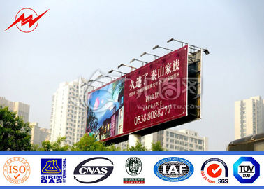 China Multi Farbstraßenrand-Plakatwerbung im Freien, Stahlkonstruktions-Anschlagtafel fournisseur