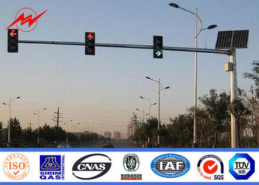 China Soemwarm gewalztes Stahlpulver-überzogene Ampel Pole für Straßen-Beleuchtung fournisseur