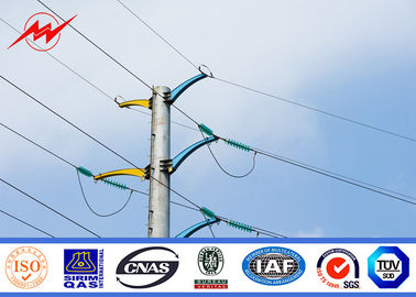 China 8m 750dan galvanisierter elektrischer Service Pole gegen Erdbeben von Grad 8 fournisseur