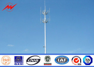 China Achteckige 90FT Monopole Zellturm-Kommunikations-Verteilung im Freien fournisseur