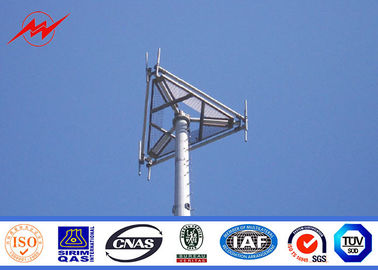 China Stahl- materieller Mono-Pole-Turm für Telekommunikation mit seiner Zeichnung fournisseur