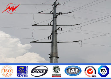 China Elektrische Leistung galvanisierter Stahl-Pole für Übertragungsleitung 69kv fournisseur
