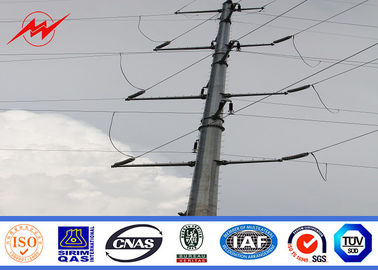 China Behandelter elektrischer Strommast 35F galvanisiert für Philippinen-Übertragungsleitung fournisseur