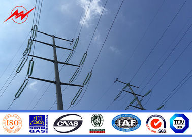 China Äußere elektrische Leistung Pole hochfestes 10kV - Kapazität ASTM A123 der Energie-220kV fournisseur
