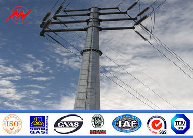 China Einzel- Stromkreis lineares Electric Power Pole konisch/rund für Übertragungsleitung fournisseur