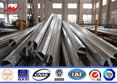 China Asphaltieren Sie elektrisches galvanisiertes Stahl-rundes sich verjüngendes achteckiges geformtes Polen mit Bitumen fournisseur