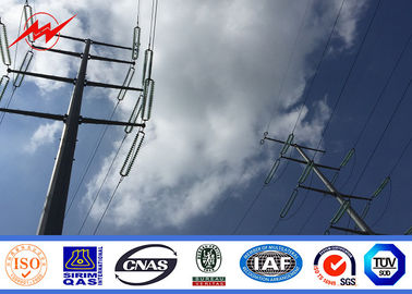 China 11.8m - 500dan Strom Pole galvanisierter Stahl-Pole 14m für elektrische Linie fournisseur