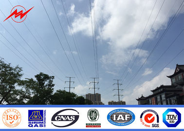 China Electric Power galvanisierter Stahl-Pole im Freien Q345 imprägniern bescheinigte ISO fournisseur