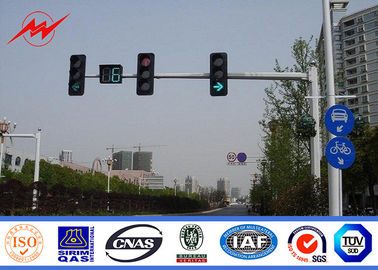 China 6.5m Höhen-hoher Mast Polen/Straßen-Lichtmast für LED-Verkehrsschilder, Standard ISO9001 fournisseur