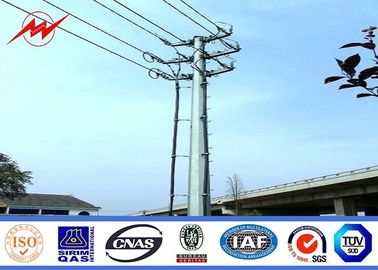 China 16m hoher Mast-Stahl- Gebrauchs- Strommaste Hochspannungs-Pole mit Aluminiumleiter fournisseur