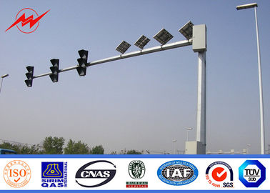 China 6m 12m Ampel Längen-Q345/Straßenlaterne Pole für Verkehrszeichen-System fournisseur