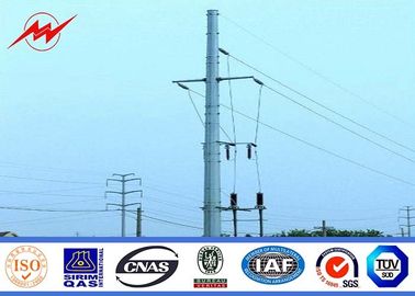 China galvanisierte Stahl-Pole Stromleitung 169KV 16m Stahlstrommaste für Minenindustrie fournisseur