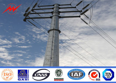 China 8M 5 KN 3 Millimeter der Stärke Stahl- Röhren-Pole für elektrische Verteilungs-Linie Projekt fournisseur