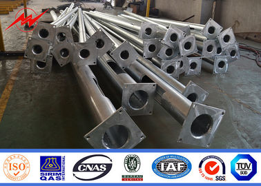 China konische Art Q235-Stahl galvanisierte StraßenlaternePolen 6M 7M 8M fournisseur