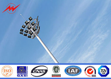 China 15 Meter-einzelne Pole-Röhrenantennen-hohe Türme, die Mast-Lichtmast beleuchten fournisseur