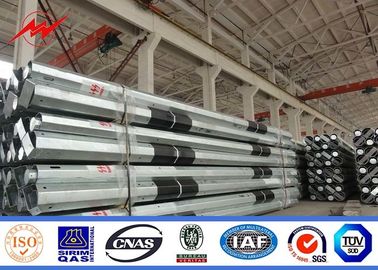 China 12m 2 Abschnitt-rostfeste Hochspannung elektrischer Pole fournisseur