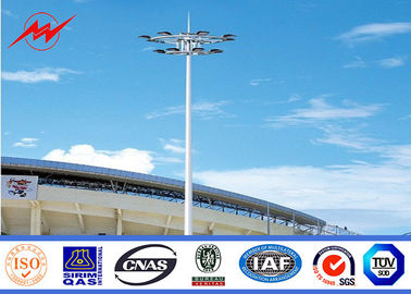 China Hoher Mast-Lichtmast Monopostes, galvanisierter Stahl- Röhren-Pole für Lampe fournisseur