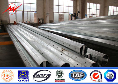 China heißes Bad galvanisierter Stahl- Röhren-Pole 220KV 10-100M für Elektroindustrie fournisseur