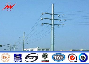 China 17m galvanisiertes Rohr-Metall Röhren- Stahl-Pole Kraftübertragungs-Polen ASTM A123 Stahl- Anmut-65 fournisseur