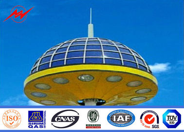 China Q345 Stahlhoher Mast-Lichtmast der straßen-LED 20m/25m für Flughafen/Seehafen fournisseur