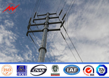 China 69kv elektrischer galvanisierter Stahl-Pole für elektrische Verteilungs-Linie fournisseur