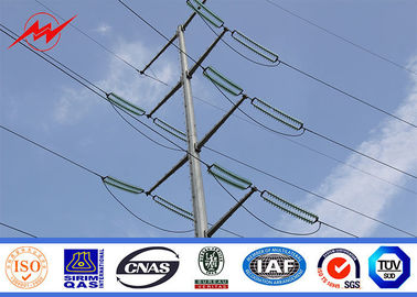 China 8M 5 KN Electric Power Pole, Metallstrommaste mit Querarm-Zusätzen fournisseur