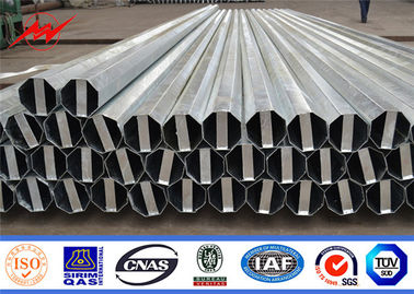 China 345Mpa röhrenförmiges heißes Bad galvanisierter Stahl-Pole 2.75mm 3.0mm 3.75mm 4.0mm stark fournisseur