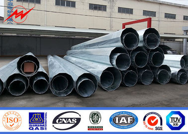 China Kundenspezifischer elektrischer Stahl Unitity Pole, galvanisierter Strommast Q345 Q235 GR65 fournisseur