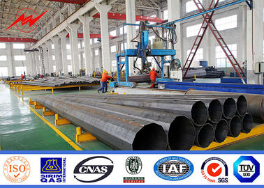 China 35 der Stahl- Strommast-Fuß ersten Klasse schützt waagerecht ausgerichtete Galvanisation elektrischen Stahl-Polen fournisseur