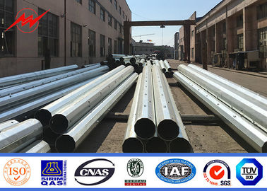 China Strom-Bitumen galvanisierter Stahlstrommast mit Bitumen-Oberflächenbehandlung fournisseur