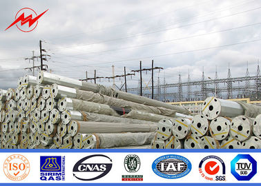 China Kraftübertragung 33kv GR 65 11.9m Polen Röhren-Pole für obenliegendes Projekt fournisseur