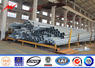 China 22 m-Kraftübertragung galvanisierter Stahl-Pole für Außenseiten-elektrische Verteilungs-Linie fournisseur