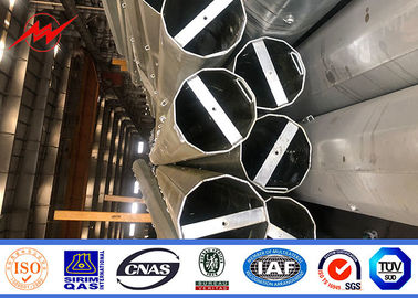 China 10kv - 550kv heißes Bad galvanisierter Stahl-Pole, Electric Power Pole für Verteilungs-Linie fournisseur