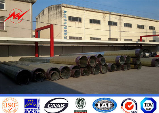 China Energie 220kv galvanisierte Kraftübertragungs-Stahl Röhren-Polen fournisseur