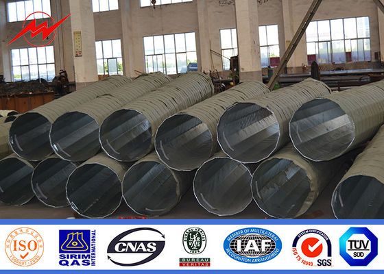 China 15m 1200Dan 2000dan galvanisierte Stahlstrommast für äußere Verteilungs-Linie fournisseur