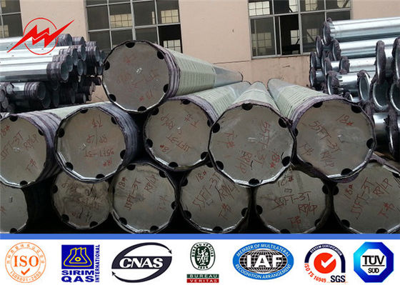 China 220kv galvanisierte Kraftübertragung Röhren- Stahl-Polen fournisseur