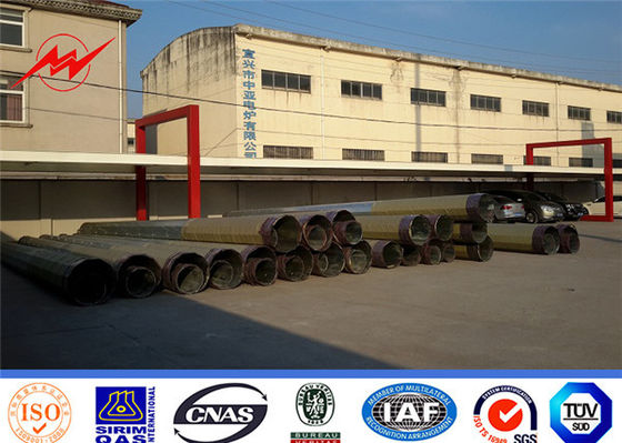 China 10ft Gr65 Cctv Awsd 1,1 galvanisierte Stahlpolen mit Bitumen fournisseur