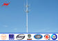 Kundengebundener 100 FT galvanisierter Mono-Pole-Turm für Kommunikations-Verteilung fournisseur