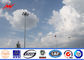 50m malende hohe Mastpfosten-Sportzentrumbeleuchtung mit anhebendem System fournisseur